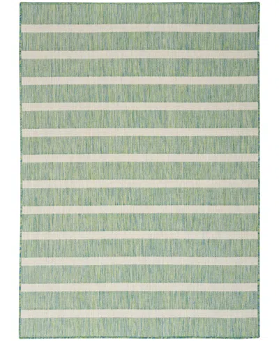Nourison Home Positano Pos03 5'x7' Area Rug In Ivory,green