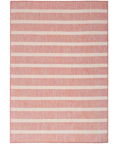 Nourison Home Positano Pos03 5'x7' Area Rug In Multi,pink
