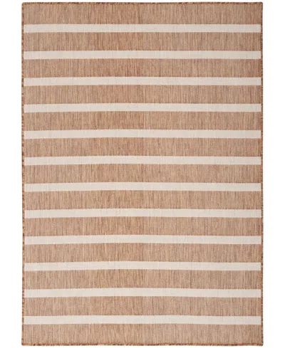 Nourison Home Positano Pos03 7'x10' Area Rug In Camel