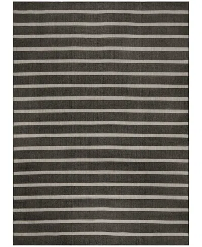 Nourison Home Positano Pos03 8'x10' Area Rug In Black