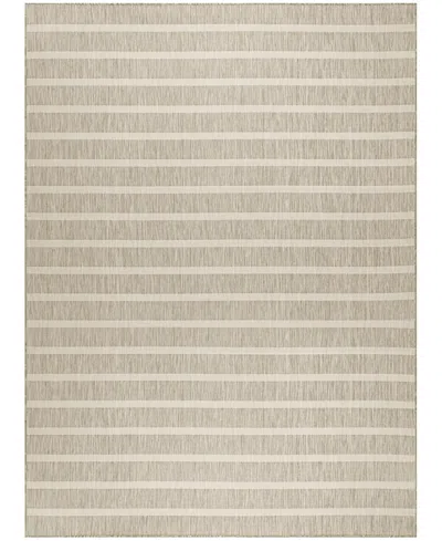 Nourison Home Positano Pos03 8'x10' Area Rug In Gray,ivory