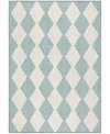 Nourison Home Positano Pos04 4'x6' Area Rug In Aqua