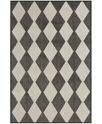Nourison Home Positano Pos04 4'x6' Area Rug In Black