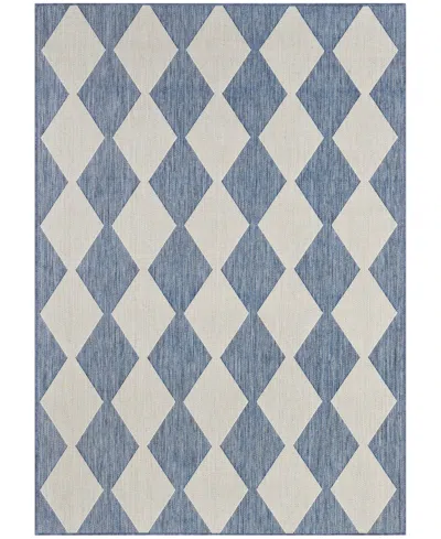 Nourison Home Positano Pos04 4'x6' Area Rug In Blue