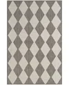 Nourison Home Positano Pos04 4'x6' Area Rug In Charcoal