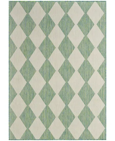 Nourison Home Positano Pos04 4'x6' Area Rug In Green