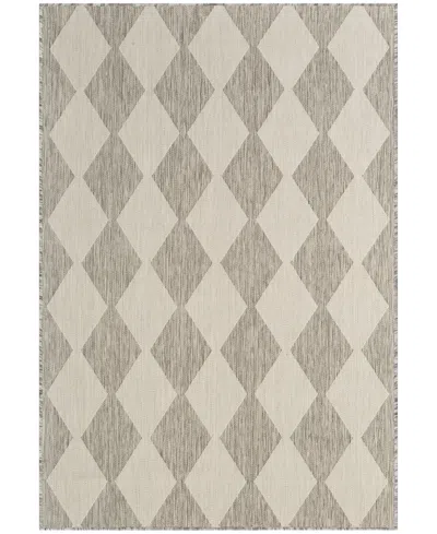 Nourison Home Positano Pos04 4'x6' Area Rug In Silver