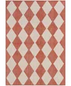 Nourison Home Positano Pos04 4'x6' Area Rug In Terracotta