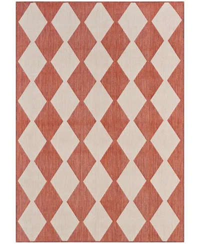 Nourison Home Positano Pos04 4'x6' Area Rug In Terracotta
