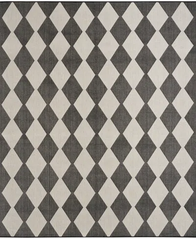 Nourison Home Positano Pos04 8'x10' Area Rug In Black