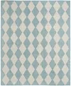 Nourison Home Positano Pos04 6'x9' Area Rug In Aqua