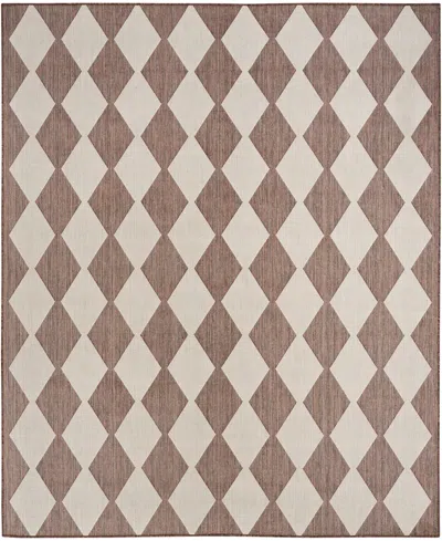 Nourison Home Positano Pos04 7'x10' Area Rug In Taupe