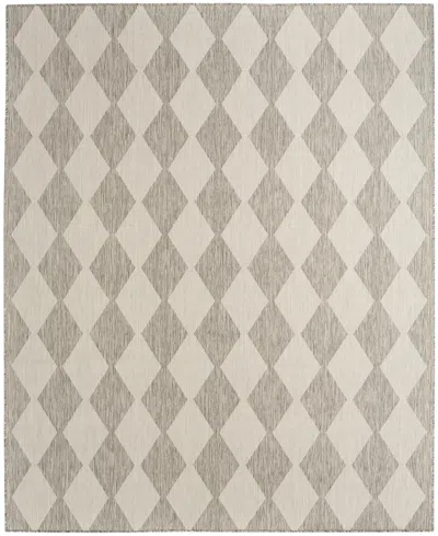 Nourison Home Positano Pos04 8'x10' Area Rug In Silver
