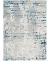 Nourison Home Quarry Qua01 5'3"x7'3" Area Rug In Ivory,gray