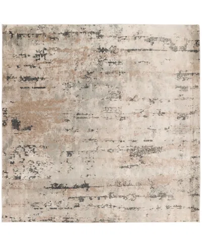 Nourison Home Quarry Qua01 7'10"x7'10" Square Area Rug In Beige,gray