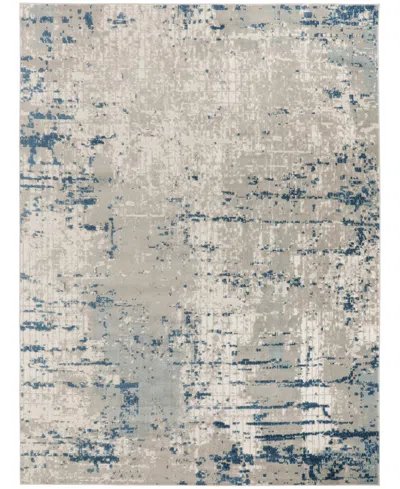 Nourison Home Quarry Qua01 7'10"x9'10" Area Rug In Ivory,gray