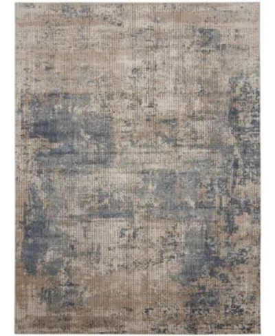 Nourison Home Quarry Qua02 Rug Collection In Blue,beige
