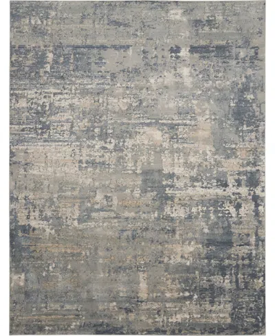 Nourison Home Quarry Qua04 7'10"x9'10" Area Rug In Gray,beige