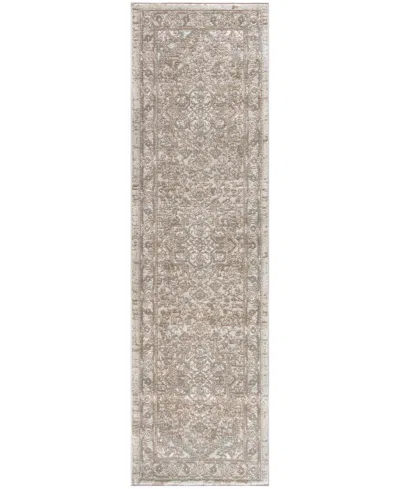 Nourison Home Quarry Qua05 2'2"x7'6" Runner Area Rug In Beige