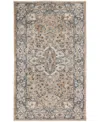 Nourison Home Quarry Qua05 3'x5' Area Rug In Beige,gray