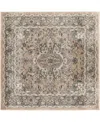 Nourison Home Quarry Qua05 4'x4' Square Area Rug In Beige,gray