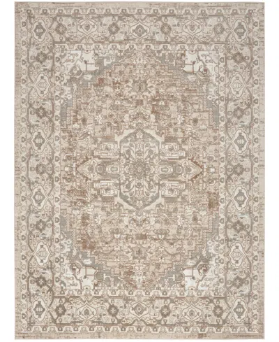 Nourison Home Quarry Qua05 5'3"x7'3" Area Rug In Beige
