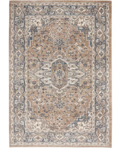 Nourison Home Quarry Qua05 6'x9' Area Rug In Beige,gray