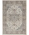 Nourison Home Quarry Qua05 6'x9' Area Rug In Ivory,gray