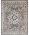 Nourison Home Quarry Qua07 Rug Collection In Gray,ivory
