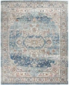 Nourison Home Quarry Qua11 Rug Collection In Ivory,blue