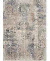 Nourison Home Rustic Textures Rus05 Beige And Gray 5'3" X 7'3" Area Rug In Multi
