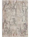 Nourison Home Rustic Textures Rus06 Beige And Gray 5'3" X 7'3" Area Rug In Multi