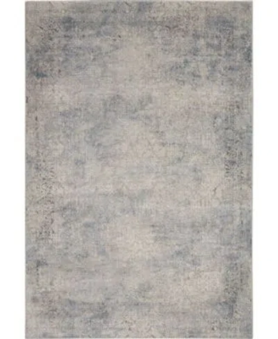 Nourison Home Rustic Textures Rus09 Ivory Mist Rug In Gray