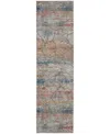 Nourison Home Rustic Textures Rus11 2'2"x7'6" Runner Area Rug In Multi