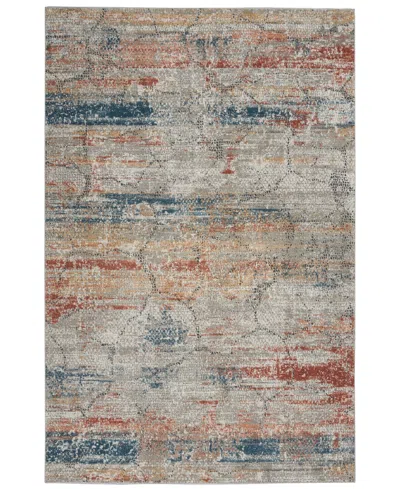 Nourison Home Rustic Textures Rus11 3'11"x5'11" Area Rug In Multi