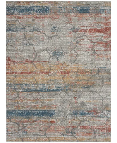 Nourison Home Rustic Textures Rus11 7'10"x10'6" Area Rug In Multi
