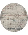Nourison Home Rustic Textures Rus14 7'10"x7'10" Round Area Rug In Multi