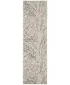 Nourison Home Rustic Textures Rus17 2'2"x7'6" Runner Area Rug In Ivory,gray