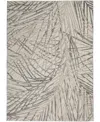 Nourison Home Rustic Textures Rus17 5'3"x7'3" Area Rug In Ivory,gray