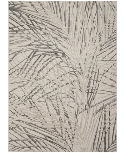 Nourison Home Rustic Textures Rus17 7'10"x10'6" Area Rug In Ivory,gray