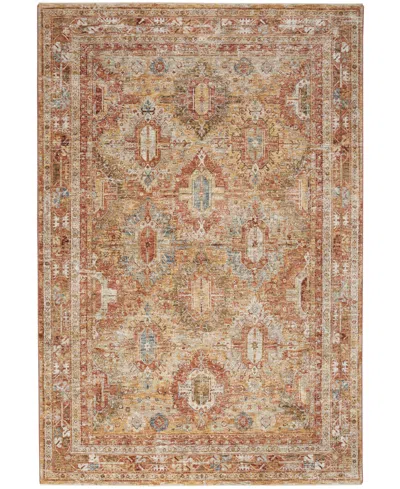 Nourison Home Sahar Shr01 7'10" X 10'4" Area Rug In Rust
