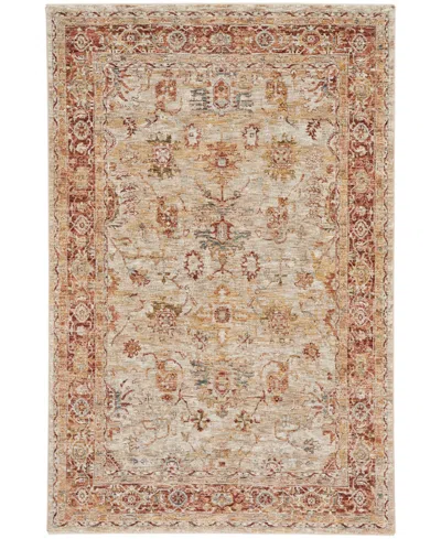 Nourison Home Sahar Shr02 5'3" X 7'8" Area Rug In Ivory