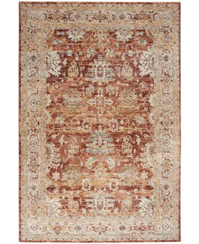 Nourison Home Sahar Shr02 7'10" X 10'4" Area Rug In Rust