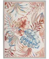 Nourison Home Seaside Sds01 5'3"x7'3" Area Rug In Multi