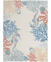 Nourison Home Seaside Sds03 5'3"x7'3" Area Rug In Multi