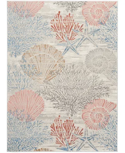 Nourison Home Seaside Sds04 6'x9' Area Rug In Multi