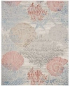 Nourison Home Seaside Sds04 Rug Collection In Ivory,gray