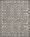 Nourison Home Shadows Shw04 5'3"x7'3" Area Rug In Gray