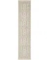 Nourison Home Shadows Shw05 2'2"x10' Runner Area Rug In Neutral