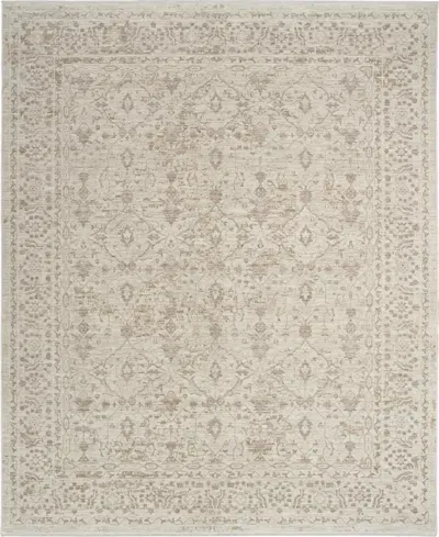 Nourison Home Shadows Shw05 3'11"x5'11" Area Rug In Neutral